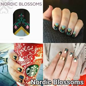 Jamberry Nail Wrap - Nordic Blossoms